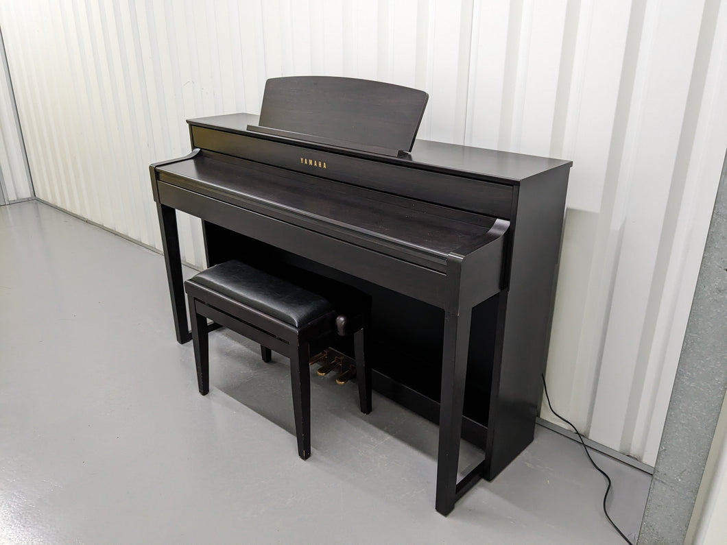 Yamaha Clavinova CLP-575 digital piano + stool in dark rosewood stock nr 23324