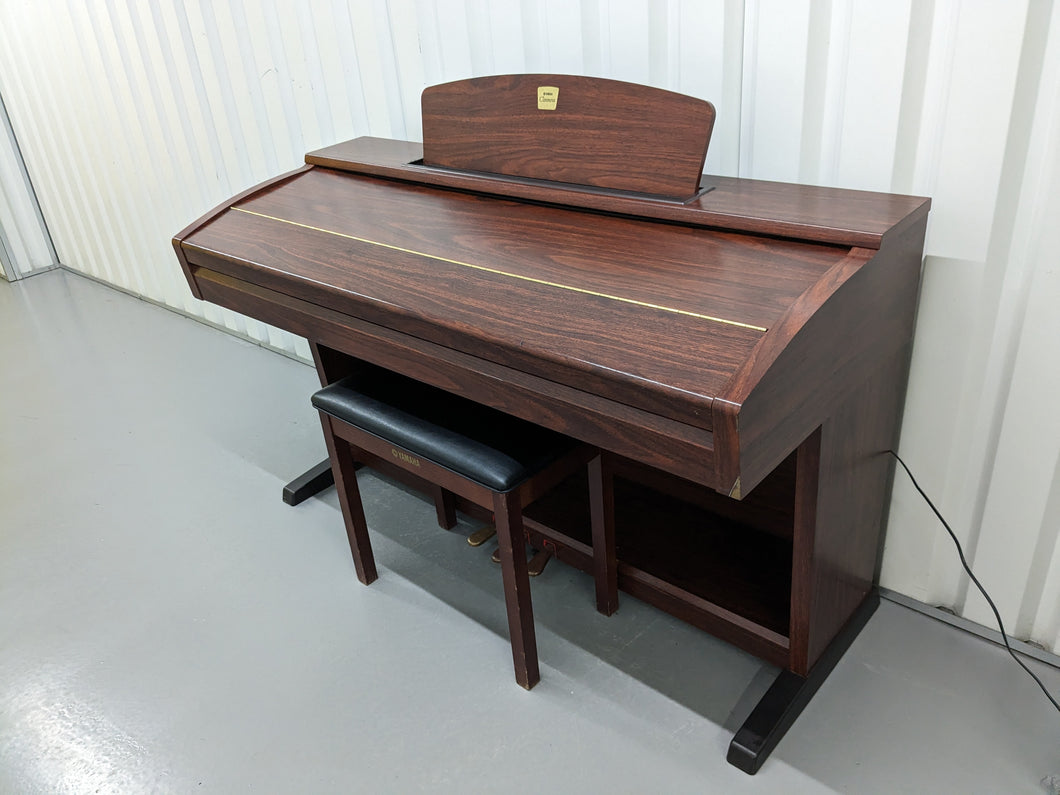 Yamaha Clavinova CVP-303 Digital Piano arranger + stool in mahogany stock #23317