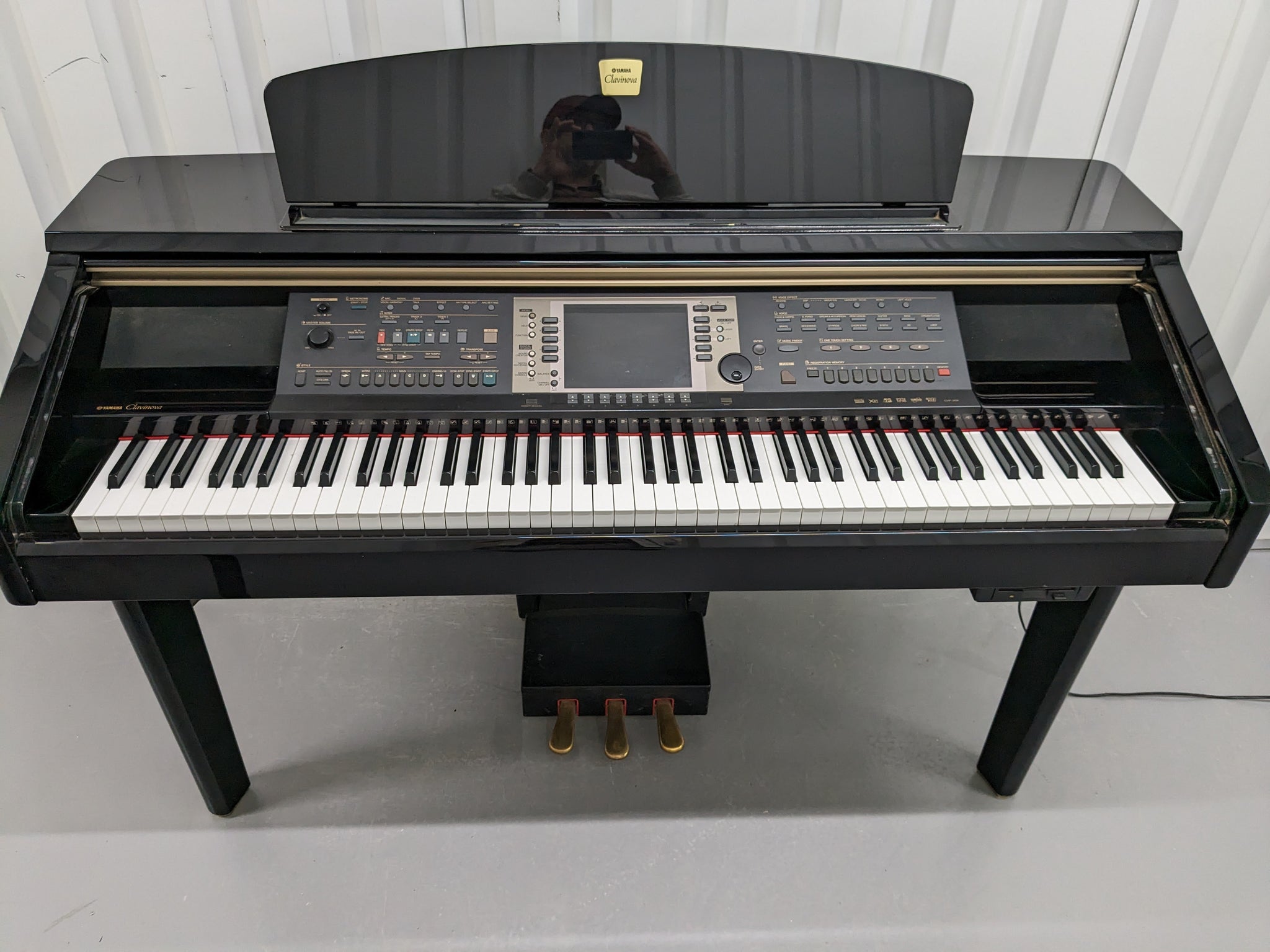 Yamaha Clavinova CVP-209 in Polished Ebony with matching stool. stock –  Sulinda Music