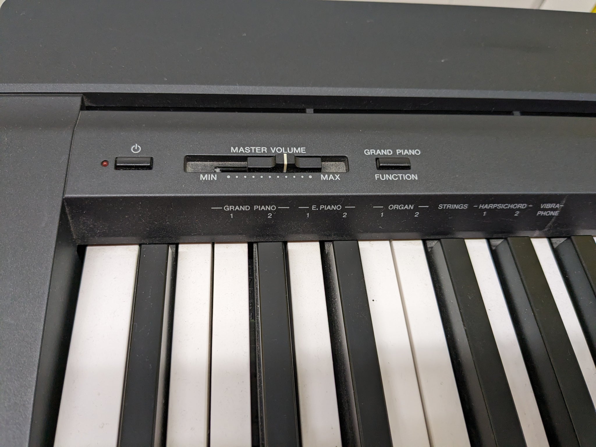 Yamaha P-45 88 Key Portable Piano + X stand + pedal + gig bag