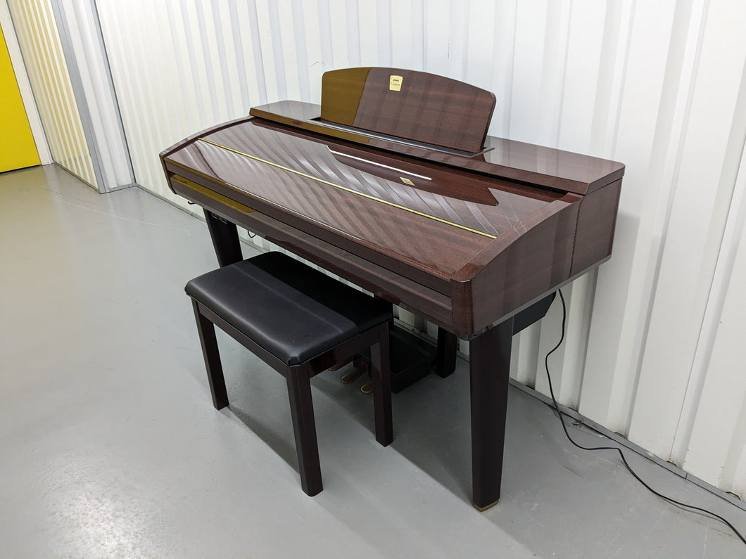 YAMAHA CLAVINOVA CVP-309PM DIGITAL PIANO + STOOL IN GLOSSY MAHOGANY stock 23395