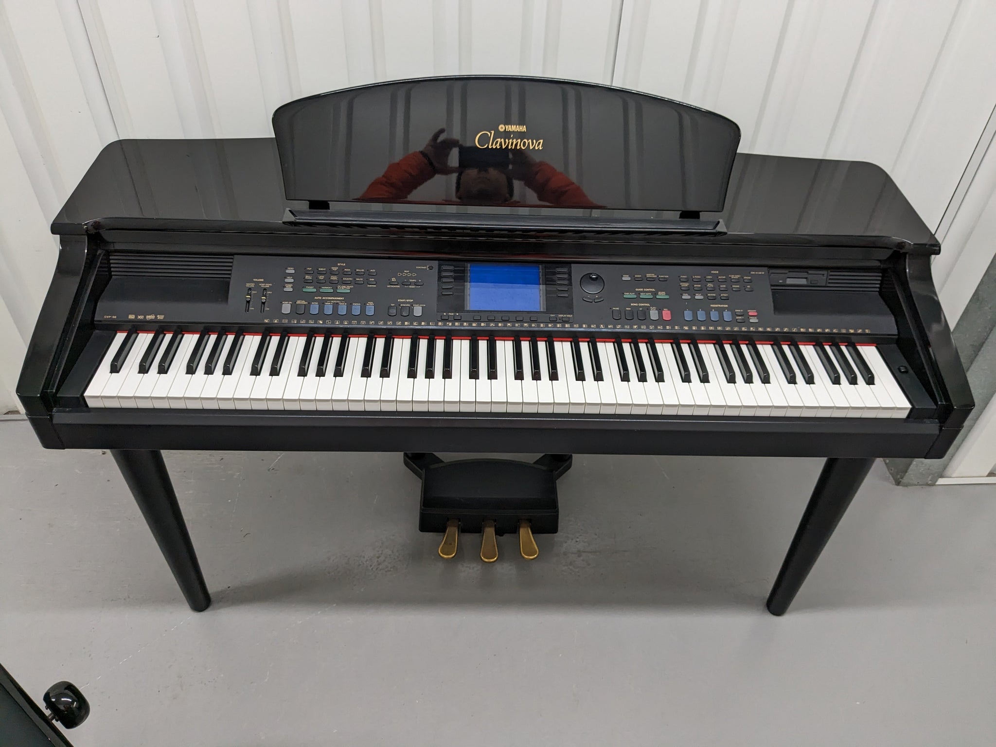 Yamaha Clavinova CVP-98 Digital Piano arranger polished glossy black s –  Sulinda Music