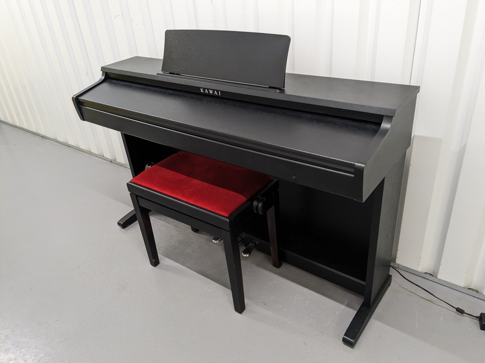 Kawai KDP120 digital piano and stool in satin black finish stock