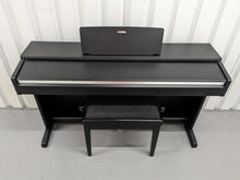Load image into Gallery viewer, Yamaha Arius YDP-142 Digital Piano and stool in satin black stock #23430
