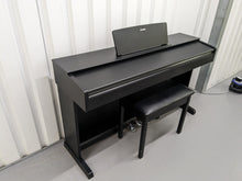 Load image into Gallery viewer, Yamaha Arius YDP-143 Digital Piano + stool in satin black finish stock #23447

