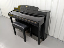 Load image into Gallery viewer, Yamaha Clavinova CLP-280 in Polished glossy black + matching stool stock # 23449

