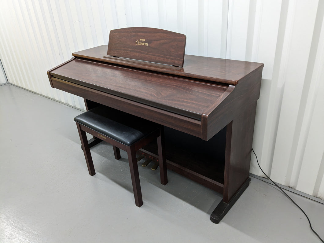 Yamaha Clavinova CVP-103 Digital Piano arranger + stool in mahogany stock #23455