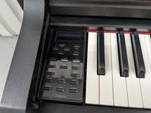 Load image into Gallery viewer, Yamaha Clavinova CLP-535 digital piano and stool in satin black stock # 23466
