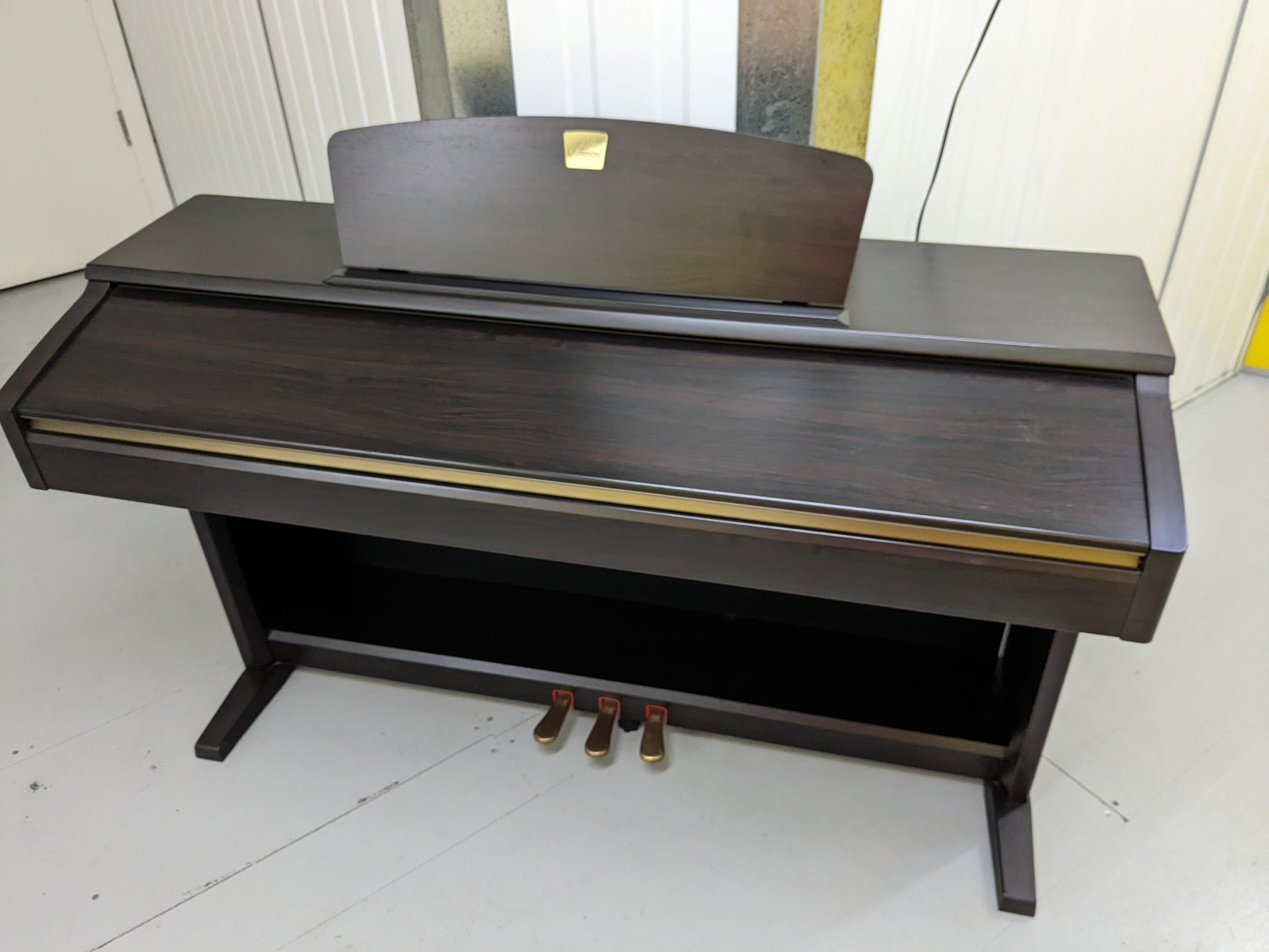 Yamaha Clavinova CLP-120 Digital Piano and stool in dark rosewood 