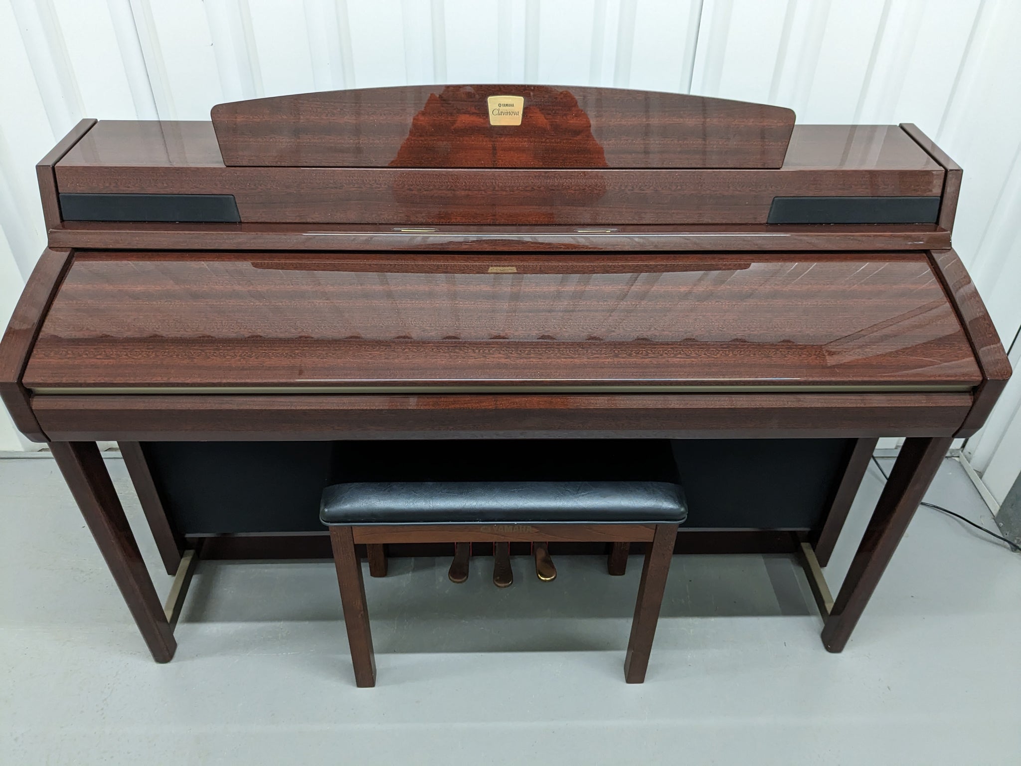 Yamaha Clavinova CLP-280 in Polished Mahogany with matching stool stoc –  Sulinda Music