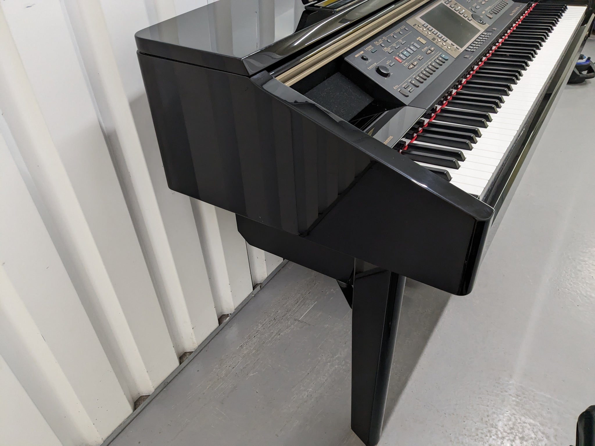 Yamaha Clavinova CVP-209 in Polished Ebony with matching stool. stock –  Sulinda Music