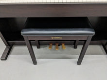 Load image into Gallery viewer, Yamaha Clavinova CLP-340 Digital Piano and stool in dark rosewood stock # 23473
