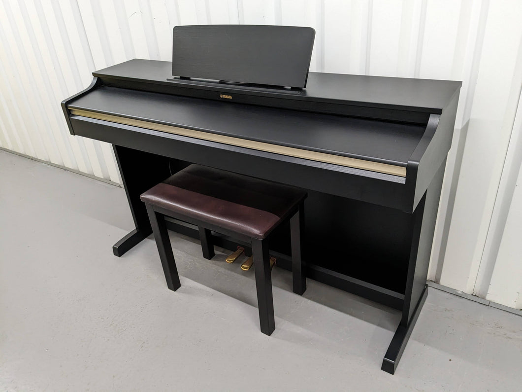Yamaha Arius YDP-162 Digital Piano satin black clavinova keyboard stock #23471