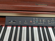 Load image into Gallery viewer, Yamaha Clavinova CLP-240 Digital Piano and stool mahogany finish stock nr 23481
