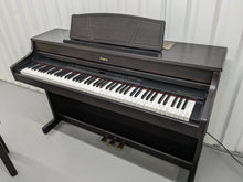 Load image into Gallery viewer, Roland HP-7e digital piano and stool in dark rosewood finish stock number 23496
