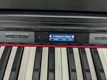 Load image into Gallery viewer, Roland HP605 digital piano and stool in satin black finish stock number 23489
