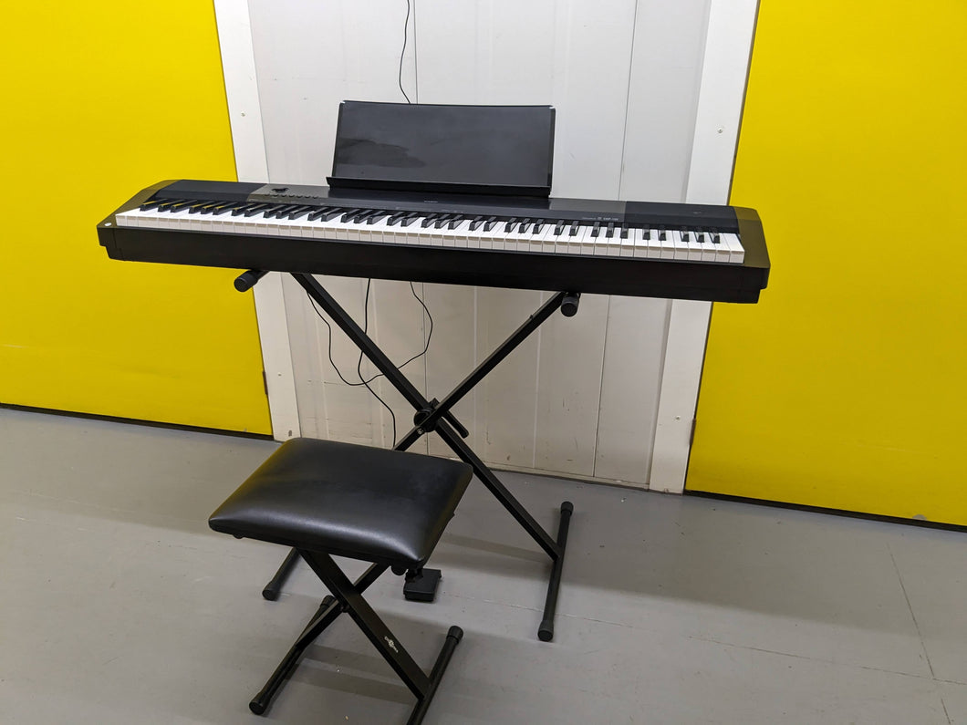 Casio CDP120 digital portable piano with stand and stool stock number 23500