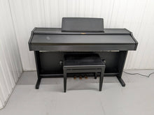 Load image into Gallery viewer, Roland RP301 digital piano and stool in satin black finish stock number 23508
