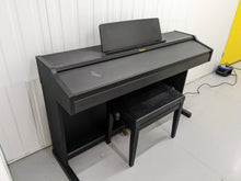 Load image into Gallery viewer, Roland RP301 digital piano and stool in satin black finish stock number 23508
