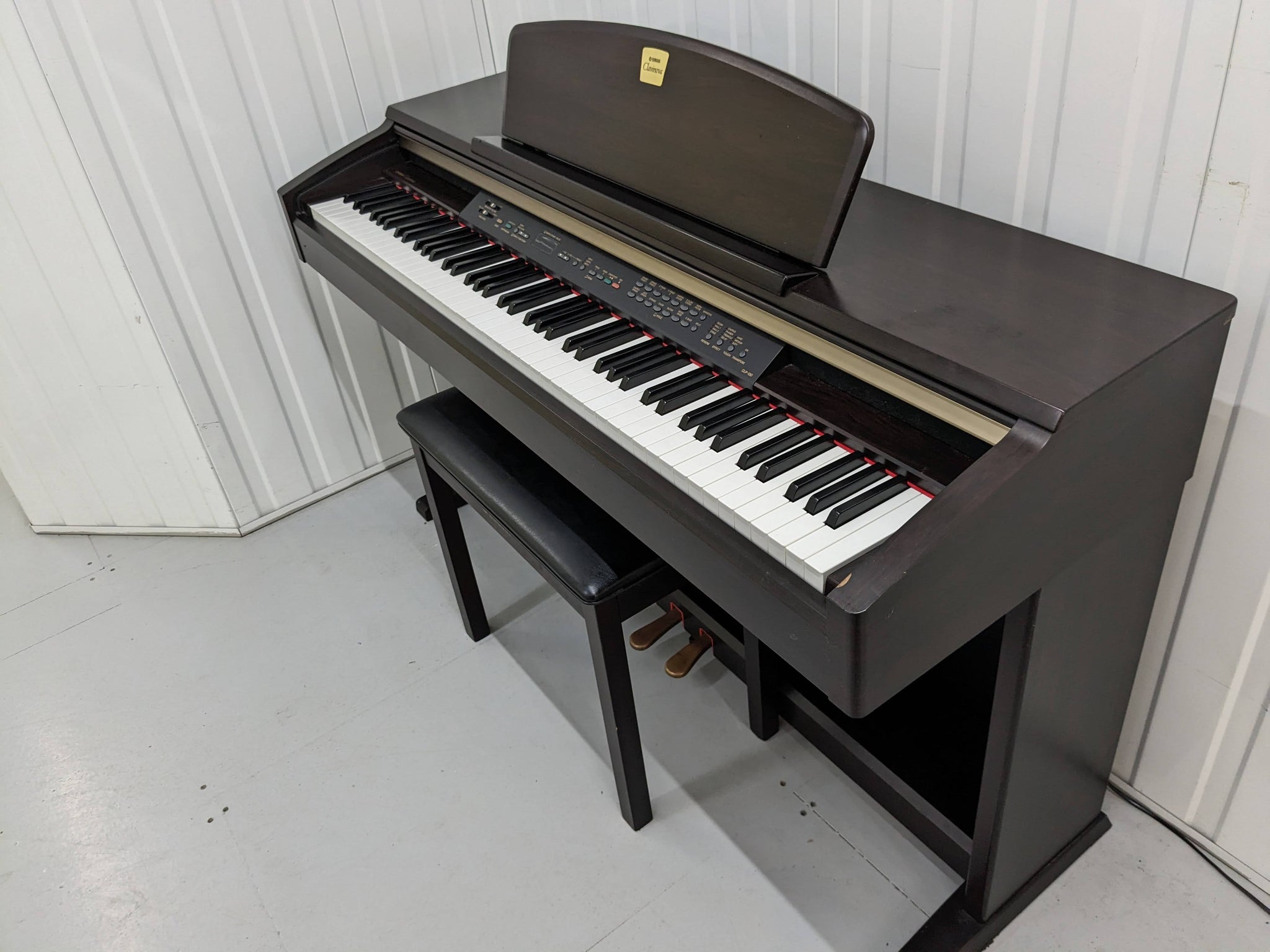 Yamaha Clavinova CLP-130 Digital Piano and stool in dark rosewood stoc –  Sulinda Music