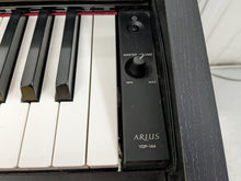Load image into Gallery viewer, Yamaha Arius YDP-144 digital piano and stool in satin black finish stock #23504
