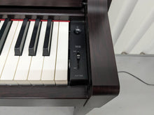 Load image into Gallery viewer, Yamaha Clavinova CLP-535 digital piano and stool in dark rosewood stock #24007
