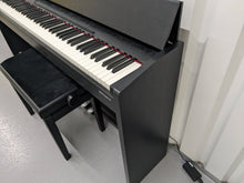 Load image into Gallery viewer, Roland F140R digital piano and stool in satin black finish stock number 24009
