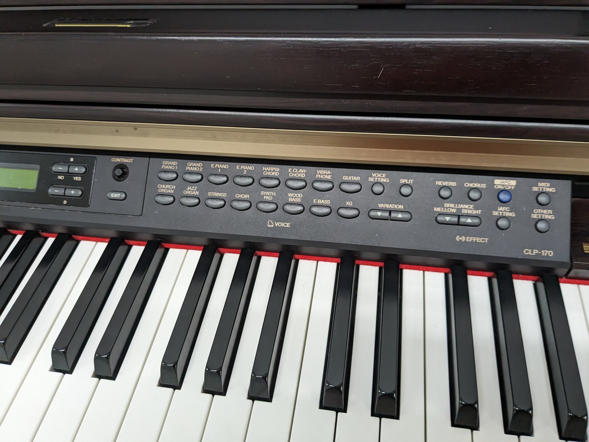 Yamaha Clavinova CLP-170 Digital Piano in dark rosewood colour stock # –  Sulinda Music