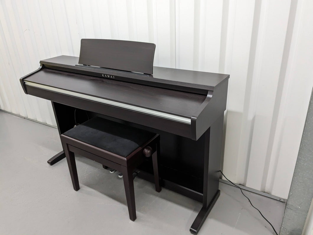 Kawai KDP110 digital piano and stool in dark rosewood finish stock number 24014