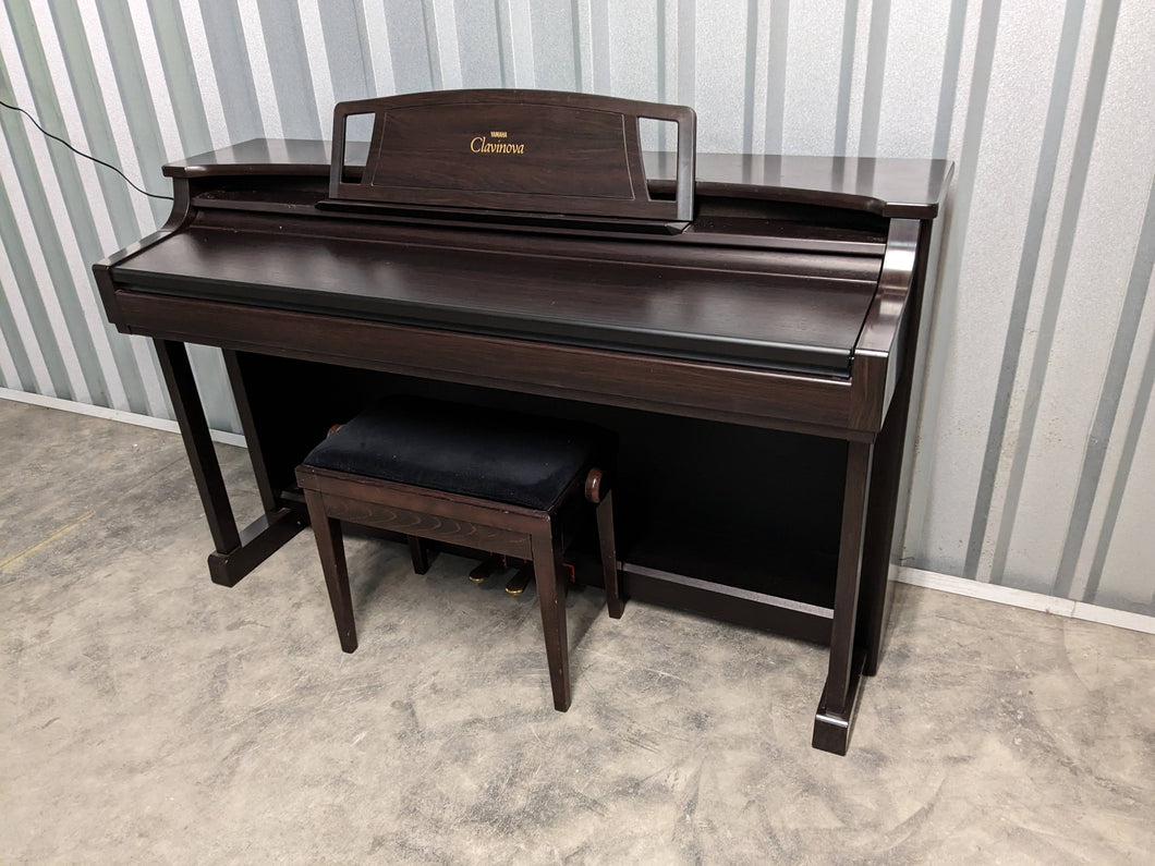 Yamaha Clavinova CLP-811 Digital Piano and stool in dark rosewood stock no 24019