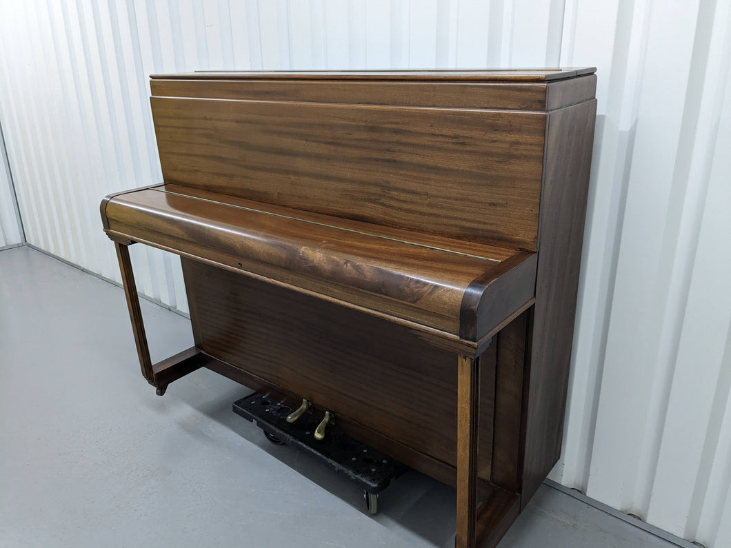 Kemble upright acoustic piano in mahogany finish stock #24027