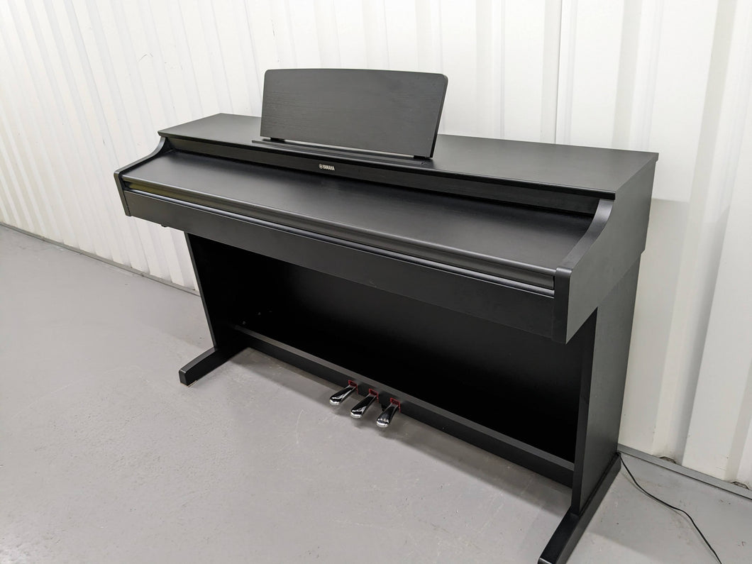 Yamaha Arius YDP-163 Digital Piano satin black, clavinova keyboard stock # 24025