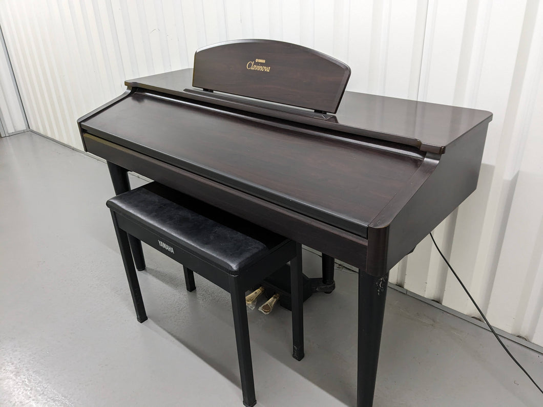 Yamaha Clavinova CVP-105 digital piano arranger + stool in rosewood stock 24022