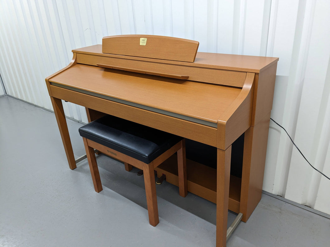 YAMAHA CLAVINOVA CLP-370c DIGITAL PIANO + STOOL in cherry wood stock nr 24036