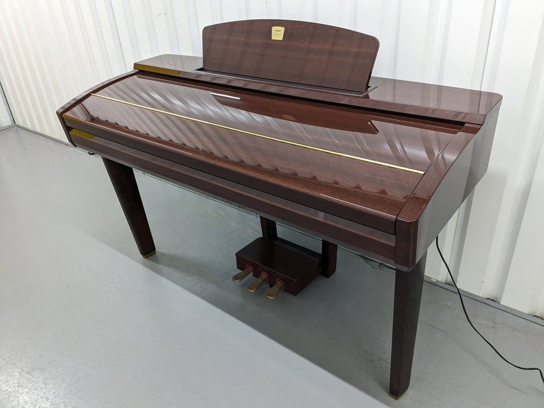 Yamaha Clavinova CVP-409 digital piano + stool polished mahogany stock nr 24034