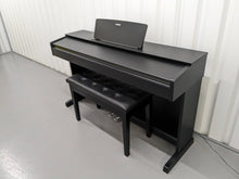 Load image into Gallery viewer, Yamaha Arius YDP-143 Digital Piano + stool in satin black finish stock #24043

