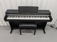 Load image into Gallery viewer, Kawai KDP110 digital piano and stool in satin black finish stock number 24053
