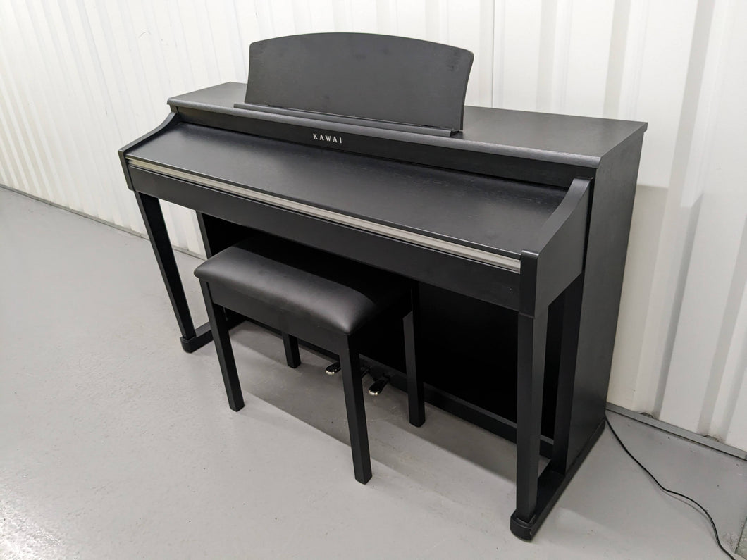 Kawai CN33 digital piano and stool in satin black finish stock number 24048
