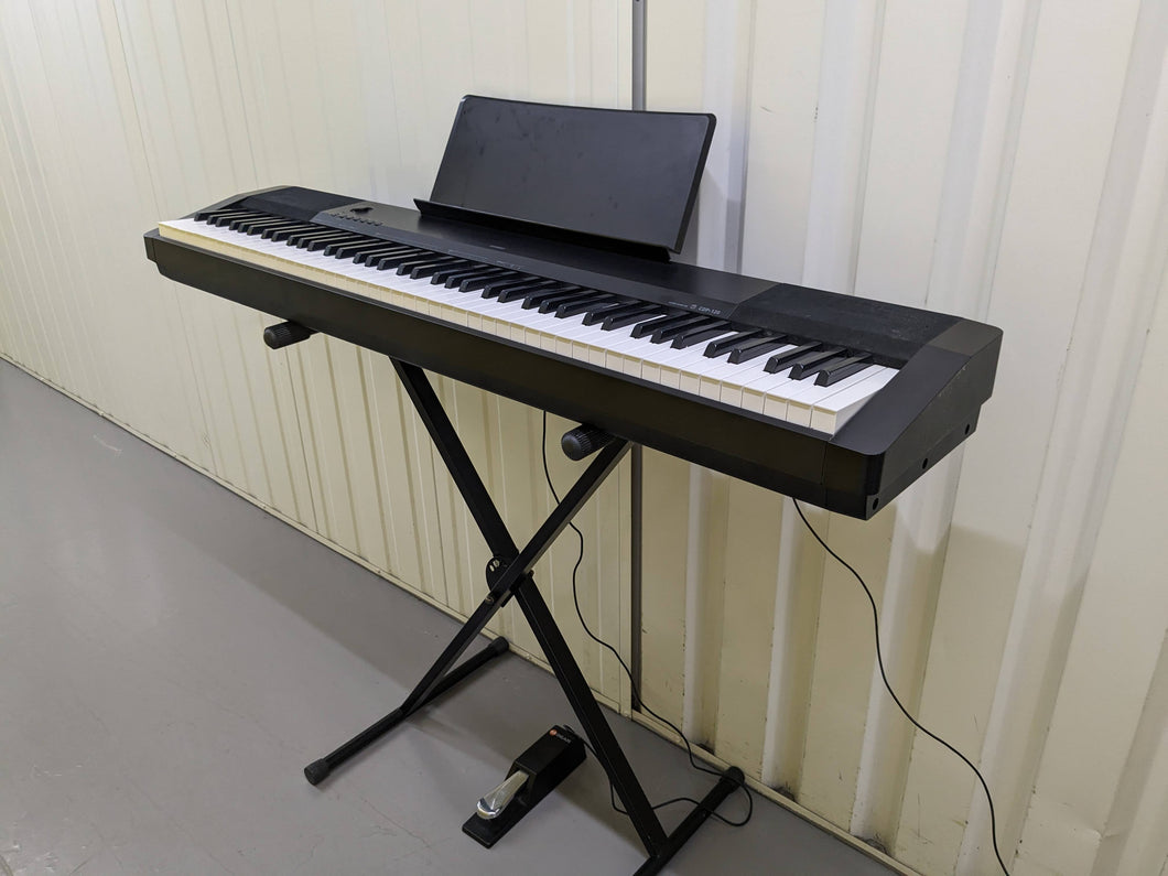 Casio CDP-120BK Digital portable piano with stand stock # 24051