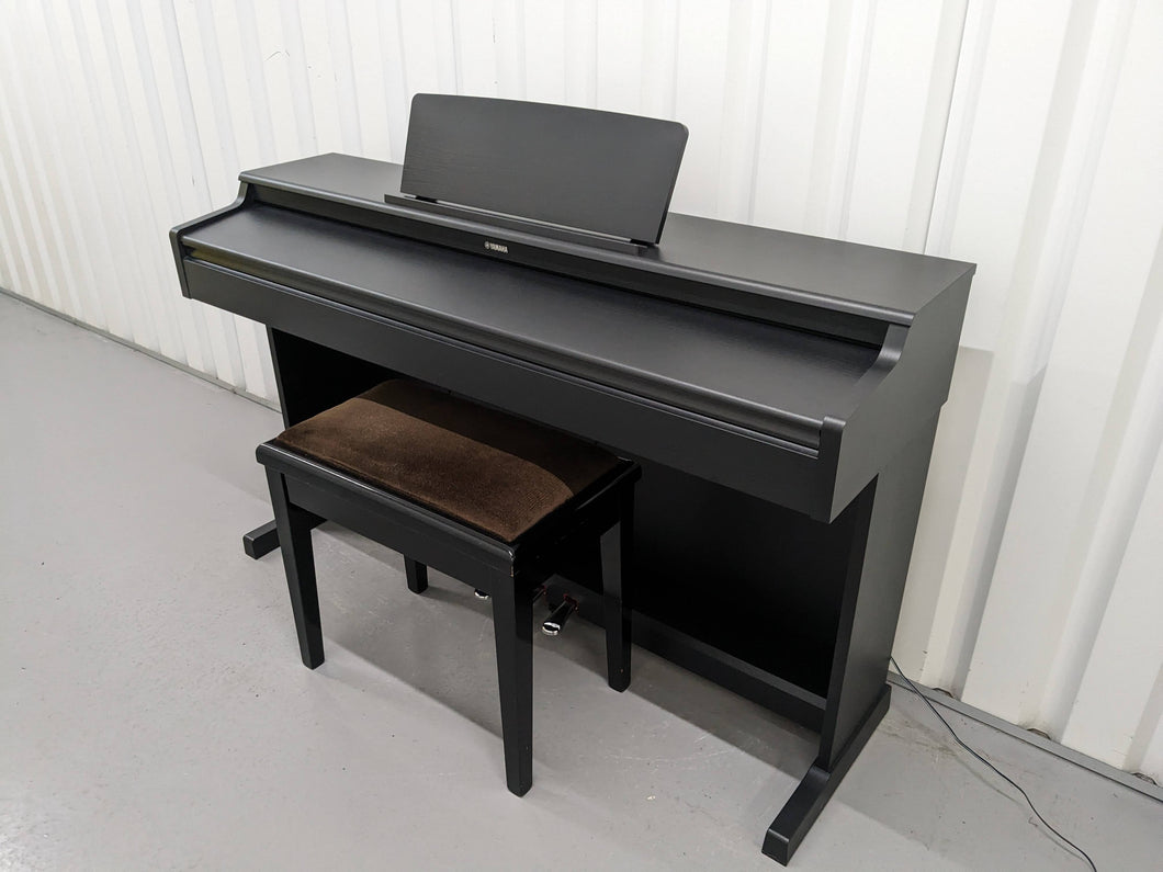Yamaha Arius YDP-165 digital piano and stool in satin black finish stock #24064
