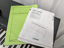 Load image into Gallery viewer, Casio Celviano AP-245 digital piano in satin black finish stock number 24049
