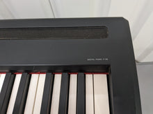 Load image into Gallery viewer, Yamaha P95 digital portable piano and fixed stand in black finish stock #24058
