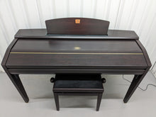 Load image into Gallery viewer, YAMAHA CLAVINOVA CVP-509 DIGITAL PIANO + STOOL IN DARK ROSEWOOD stock #24081
