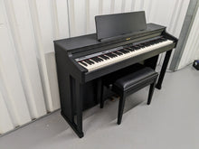 Load image into Gallery viewer, Roland HP305 SuperNatural Digital Piano and stool in satin black finish Stock nr 24088
