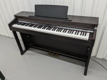 Load image into Gallery viewer, Roland HP203 digital piano and stool in dark rosewood finish stock number 24073 ex-school piano
