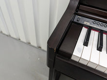 Load image into Gallery viewer, Roland HP203 digital piano and stool in dark rosewood finish stock number 24073 ex-school piano
