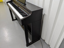 Load image into Gallery viewer, Roland HP203 digital piano and stool in dark rosewood finish stock number 24073 ex-school piano
