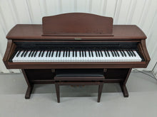 Load image into Gallery viewer, TECHNICS SX-PX664 DIGITAL PIANO AND STOOL IN MAHOGANY stock number 24095
