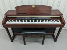 Load image into Gallery viewer, Yamaha Clavinova CLP-170 Digital Piano and stool in mahogany colour stock #24089
