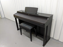 Load image into Gallery viewer, Roland HP203 digital piano and stool in dark rosewood finish stock number 24076
